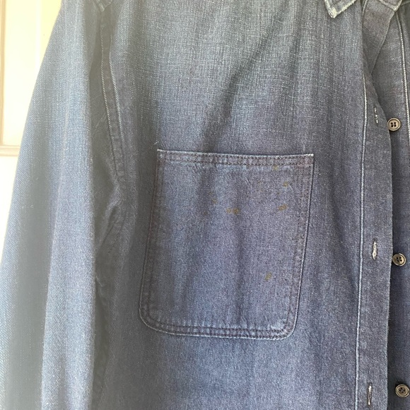 Vince Chambray Blouse - Picture 2 of 7